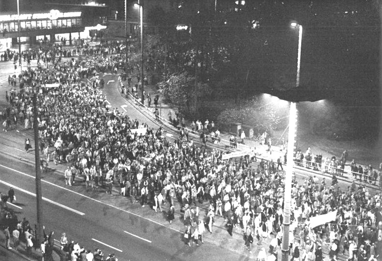 Montagsdemo - Leipzig 23 octobre 1989