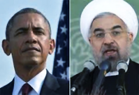 Obama et Hassan Rouhani